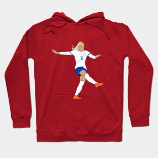 Chloe Kelly England PK Minimalist Lionesses Hoodie